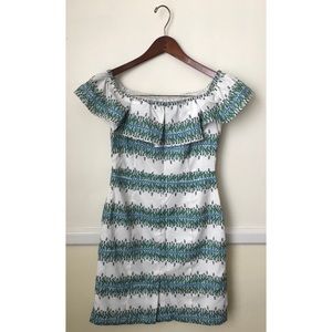 Anthropologie Off Shoulder Gentiana Dress